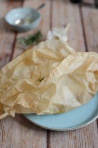 Feta und Gemüse "en papillote" Papillote Feta Und Gemüse 7 200x300