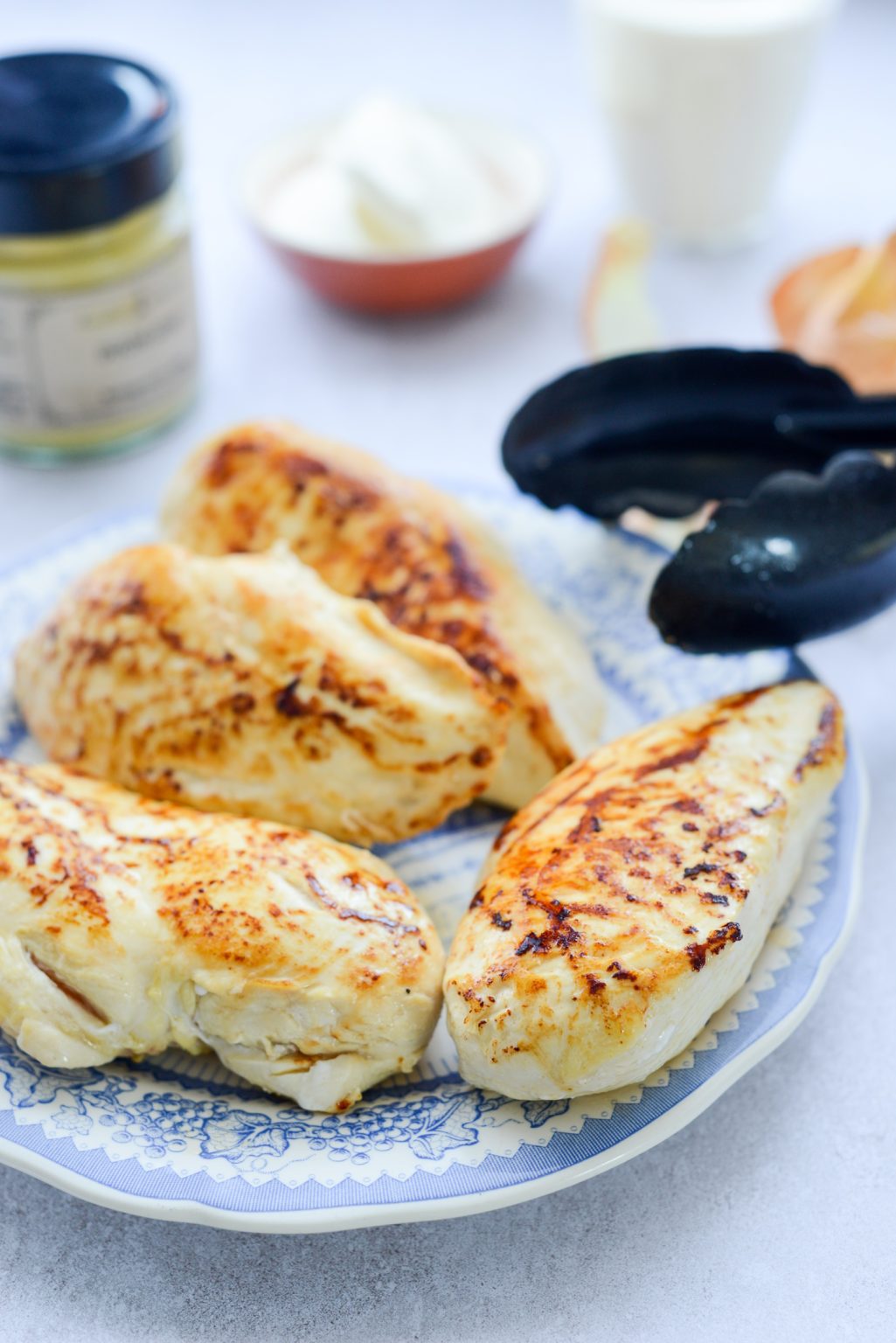 Hähnchen mit Senf-Sauce Rezept Hähnchen mit Senf-Sauce Rezept