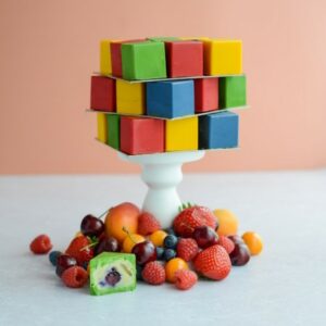 Zauberwürfel Kuchen zum Schulanfang