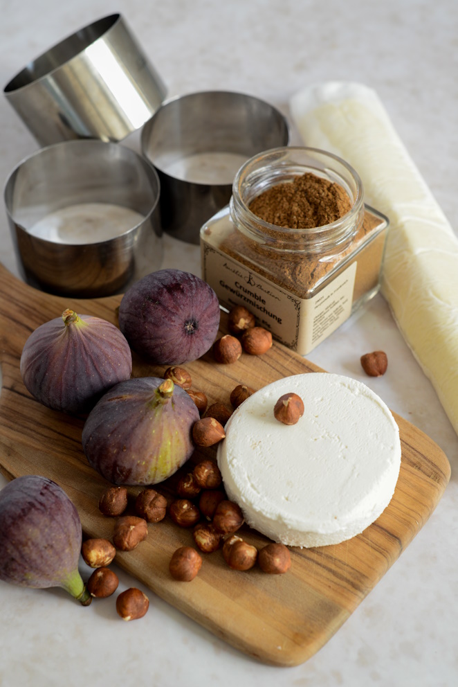 Taschen mit Feigen und Ziegenkäse Rezept