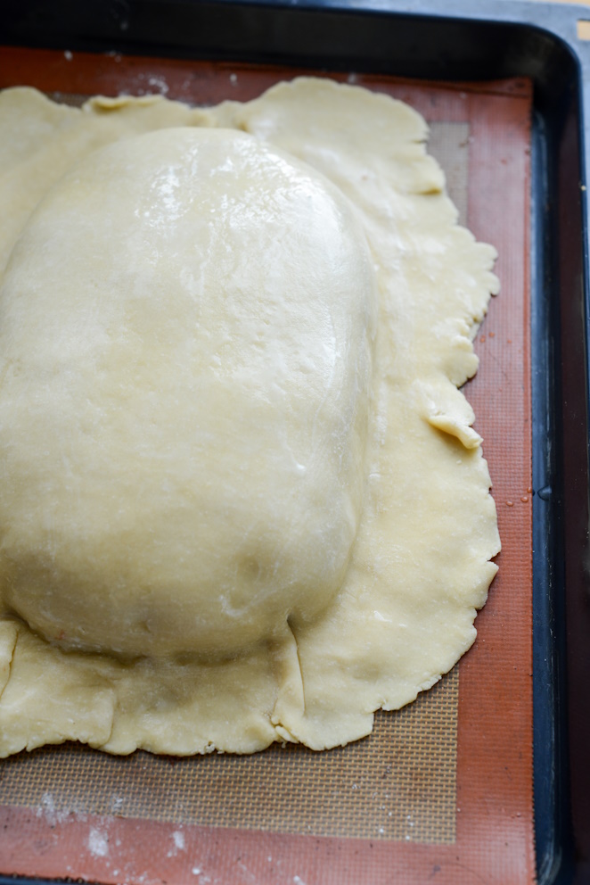 Pastete im Teigmantel ohne Backform (Pâté en croûte ohne Form) Rezept