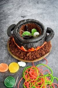 Zauberkessel Kuchen (Gâteau chaudron magique) Zauberkesselkuchen Rezept 7 200x300