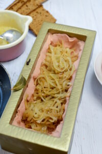 Leberwurst Pastete mit Äpfeln und Zwiebeln Leberwurst Pastete Mit Apfel 10 200x300