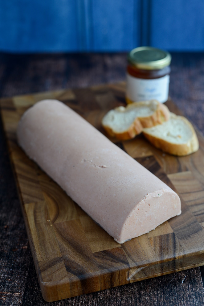 Leberwurst Pastete mit Äpfeln und Zwiebeln leberwurst-terrine-selber-machen