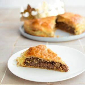 Galette des rois mit Haselnüssen