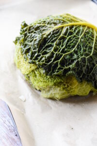 Gefüllter Wirsing aus der Auvergne - Chou farci auvergnat Chou Farci Gefüllte Wirsing Rezept 11 200x300