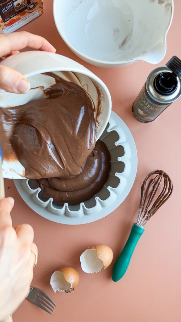 Schokoladen-Olivenöl-Kuchen Rezept