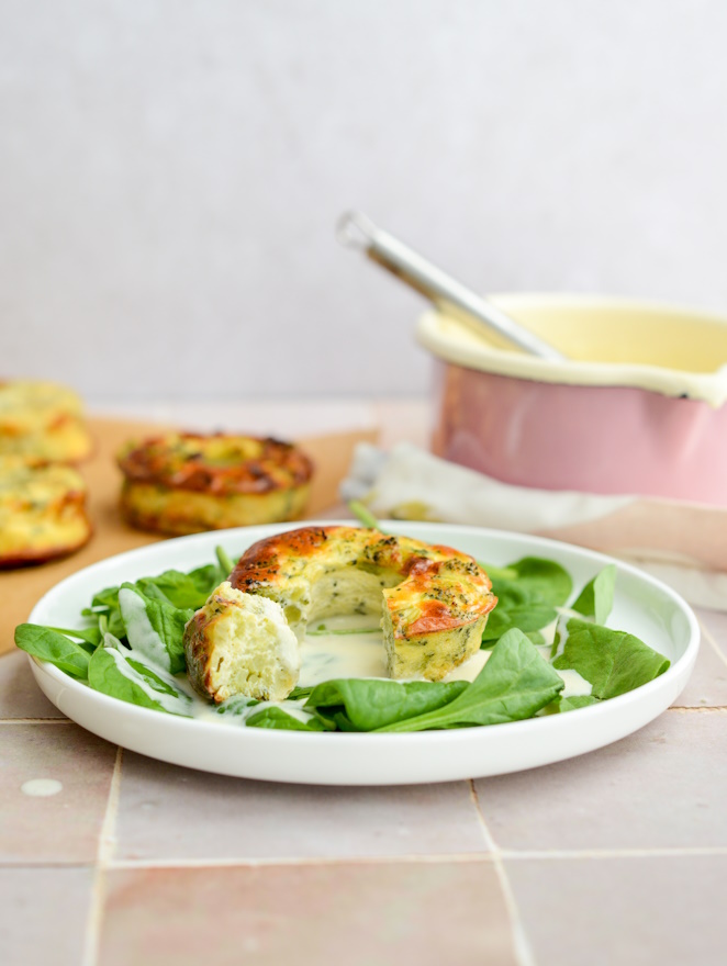  Brokkoli Flan Mit Parmesan Sauce