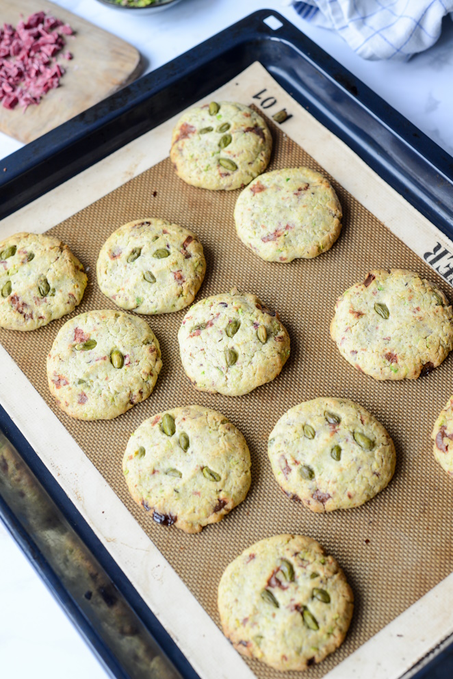 Pistazien-Himbeer-Cookies Rezept