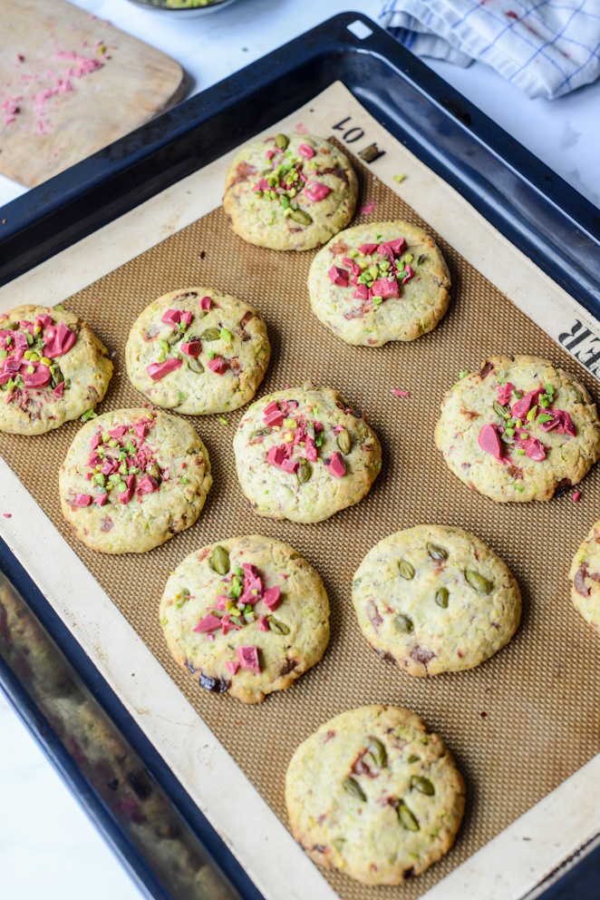 Pistazien-Himbeer-Cookies Rezept