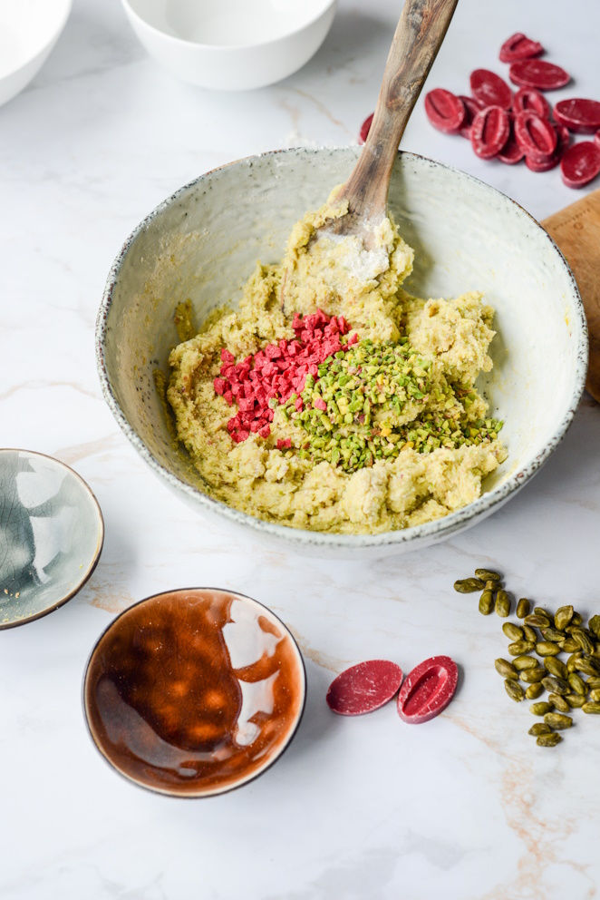 Pistazien-Himbeer-Cookies Rezept