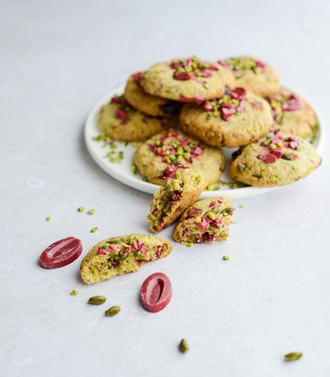  Pistazien Und Himbeer Cookies
