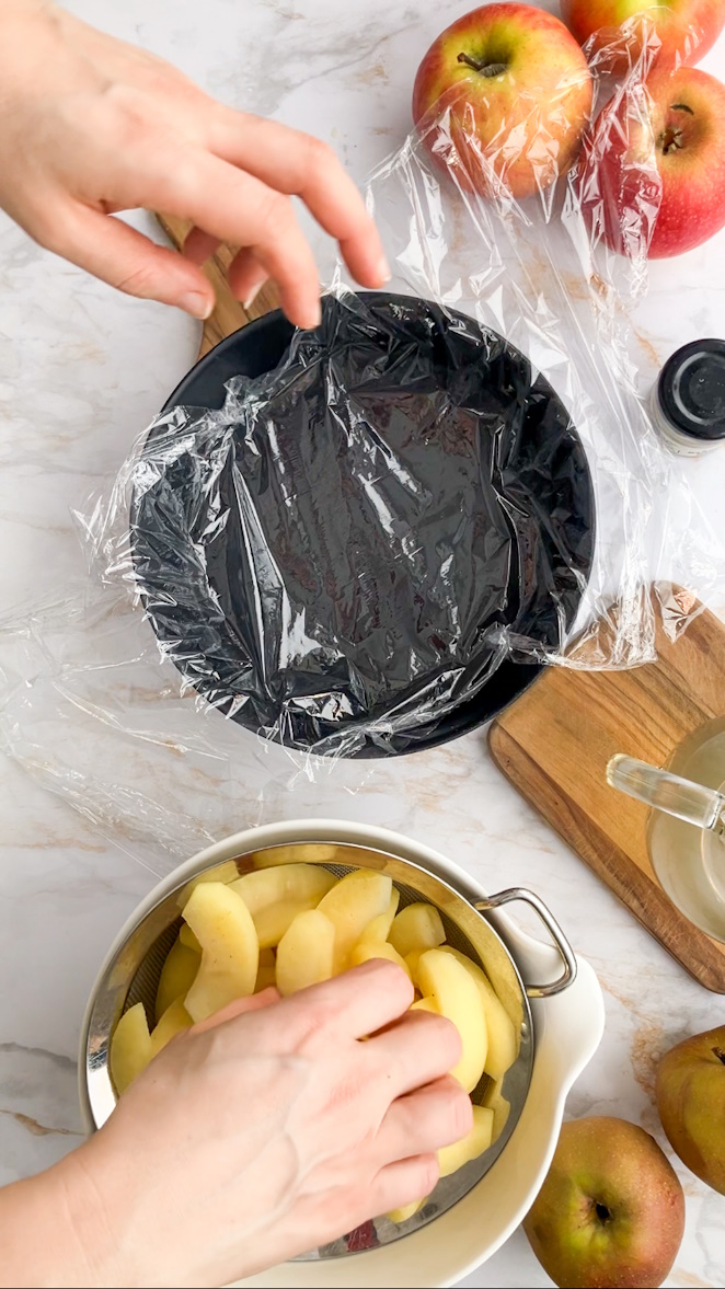 Apfelkuchen ohne Teig Rezept