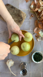 Gebackene Zwiebeln Gebackene Zwiebeln Mit Ziegenkäse 7 169x300