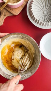 Quatre-quarts mit Vanille Gleichschwerkuchen Rezept Schritt 14 Teig Rühren Mit Schneebesen