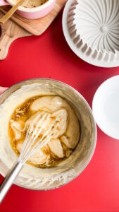 Quatre-quarts mit Vanille Gleichschwerkuchen Rezept Schritt 15 Teig Mit Schneebesen Mischen