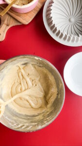 Quatre-quarts mit Vanille Gleichschwerkuchen Rezept Schritt 16 Teig In Rührschüssel Gerührt