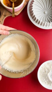 Quatre-quarts mit Vanille Gleichschwerkuchen Rezept Schritt 9 Teig In Schüssel Rühren