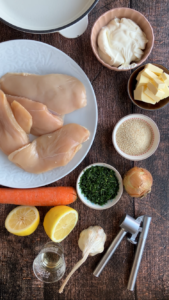 Hähnchenbrust-Braten in Zitronensauce Hähnchenbrust In Zitronensauce Zutaten 169x300