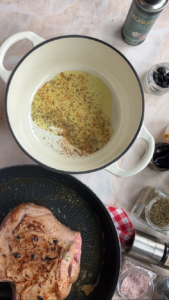 Lammbraten mit Piment d'Espelette und schwarzem Knoblauch Lammbraten Mit Piment D Espelette 4 169x300