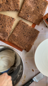 Milchschnitten-Schoko-Torte Milchschnitten Torten 8 169x300