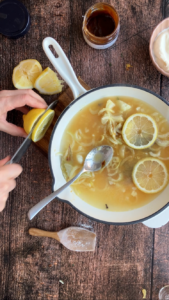 Hähnchenbrust-Braten in Zitronensauce Zitronensauce Hänhchen 10 169x300