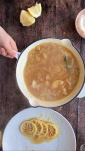 Hähnchenbrust-Braten in Zitronensauce Zitronensauce Hänhchen 12 169x300