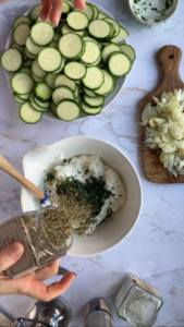 Zucchini-Ricotta-Auflauf Auflauf Zucchini Ricotta Mit Reis 11 169x300