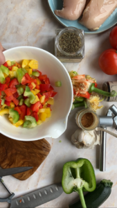 Hähnchenbrust mit Ratatouille Ratatouille Mit Hänchenbrust 1 169x300
