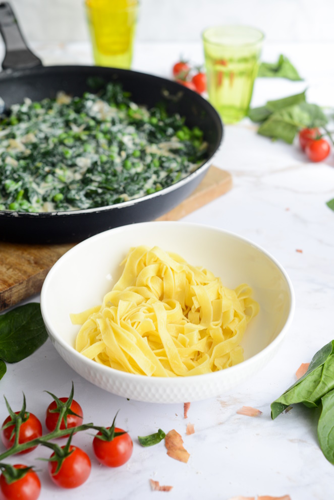  Spinatpfanne Mit Nudel
