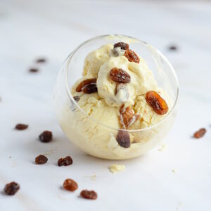 Malaga Eiscreme – Rum-Rosinen-Eis