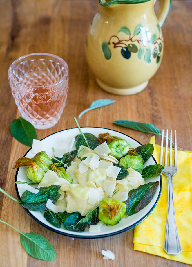  Zucchiniblüten Und Salbei Ravioli 5