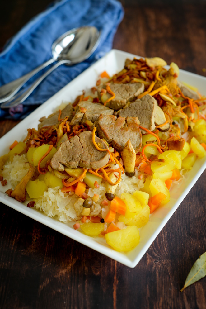  Choucroute Mit Schweinemedaillons Und Pilzen