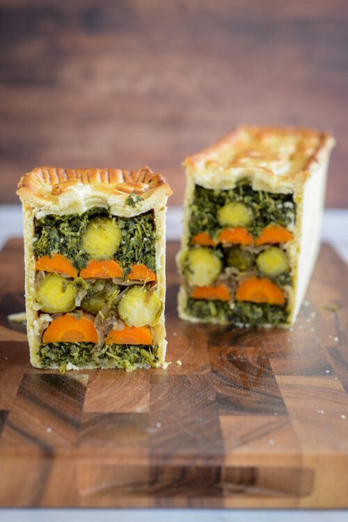 Gemüsepastete im Teigmantel – Paté en croûte aux légumes Rezept
