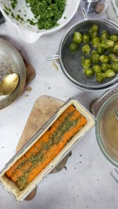 Gemüsepastete im Teigmantel - Paté en croûte aux légumes Pasteten In Teigmantel Mit Gemüse 14 169x300