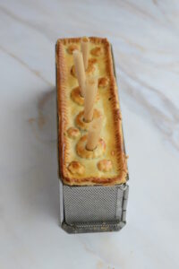 Gemüsepastete im Teigmantel - Paté en croûte aux légumes Pate En Croute Backform Perforiert Aufklappbar Aus Edelstahl 200x300