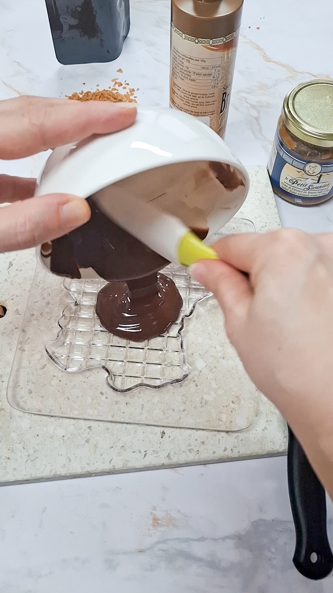 Tafel Schokolade mit Salzbutter-Karamellcreme Rezept