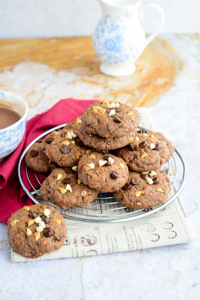  Triple Chocolate Cookies Extra Zart