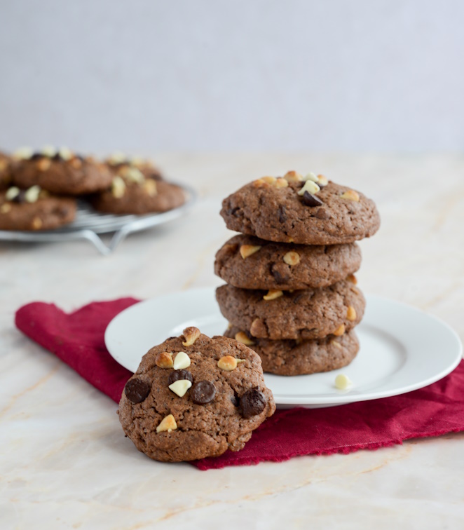  Triple Chocolate Cookies Rezept