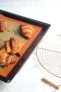 Croissants mit Dulcey Fluffige Croissant Backen Mit Dulcey Schokolade 200x300