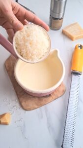 Parmesan-Sauce für Nudeln - Alltagsrezept Parmesan Sauce Rezept 1 169x300