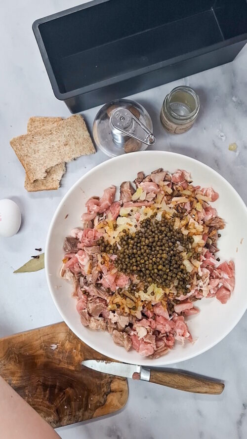 Hähnchen Terrine mit grünem Pfeffer Rezept