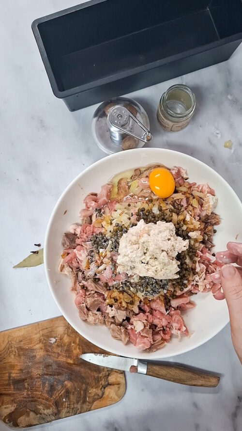 Hähnchen Terrine mit grünem Pfeffer Rezept