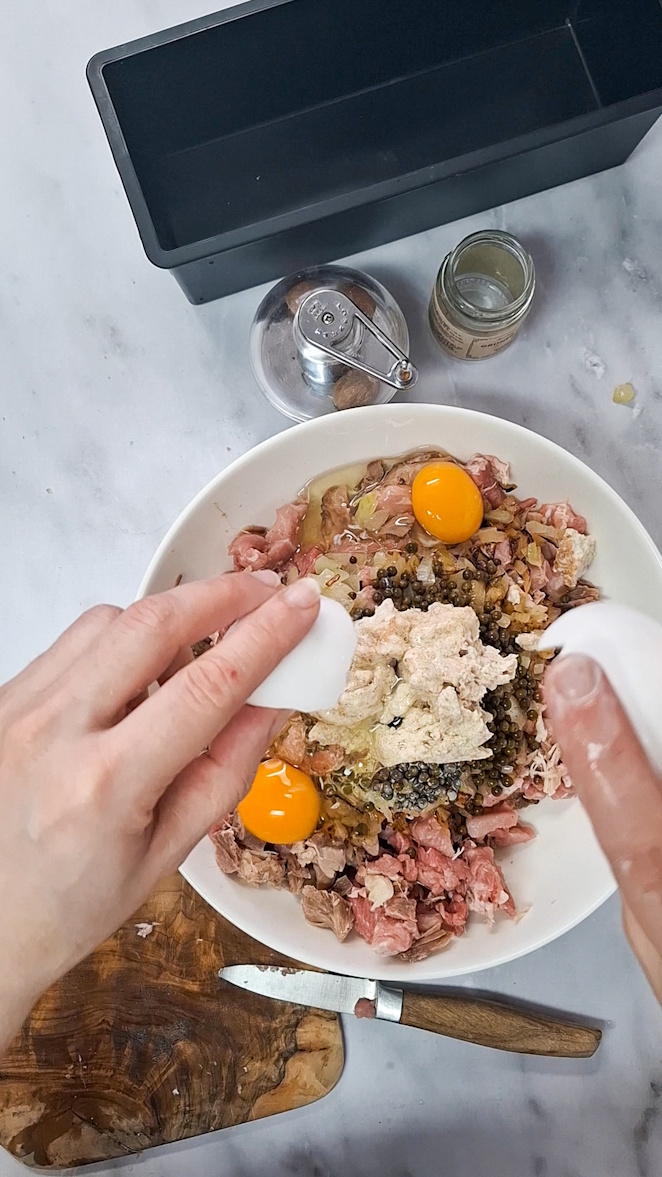 Hähnchen Terrine mit grünem Pfeffer Rezept