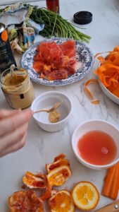 Karottensalat mit Orangen Karottensalat Mit Zitrusfrüchten 4 169x300