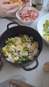 Tofaille Kartoffel-Lauch-Auflauf aus den Vogesen - Originalrezept Kartoffeln Lauch Auflauf Rezept 6 169x300