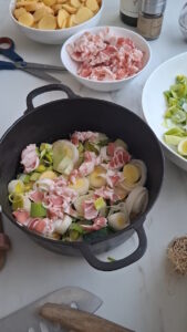Tofaille Kartoffel-Lauch-Auflauf aus den Vogesen - Originalrezept Kartoffeln Lauch Auflauf Rezept 7 169x300