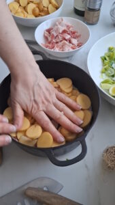 Tofaille Kartoffel-Lauch-Auflauf aus den Vogesen - Originalrezept Kartoffeln Lauch Auflauf Rezept Aus Frankreich Tofailles 1 169x300