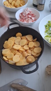 Tofaille Kartoffel-Lauch-Auflauf aus den Vogesen - Originalrezept Kartoffeln Lauch Auflauf Rezept Aus Frankreich Tofailles 2 169x300