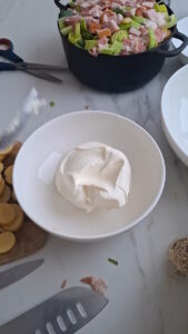 Tofaille Kartoffel-Lauch-Auflauf aus den Vogesen - Originalrezept Kartoffeln Poree Auflauf Aus Frankreich 1 169x300